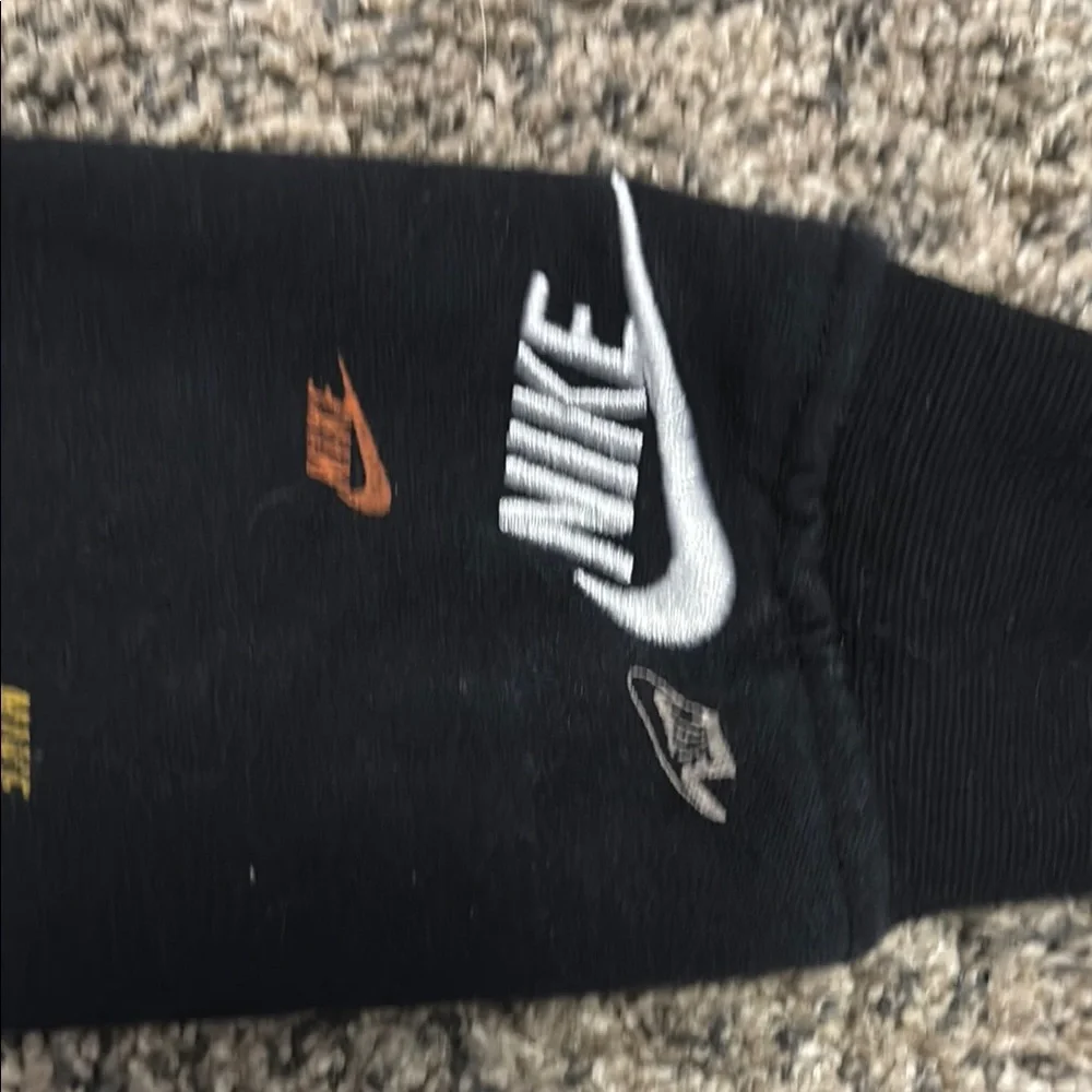 Nike Blue and Black Sweatshirt with Hood